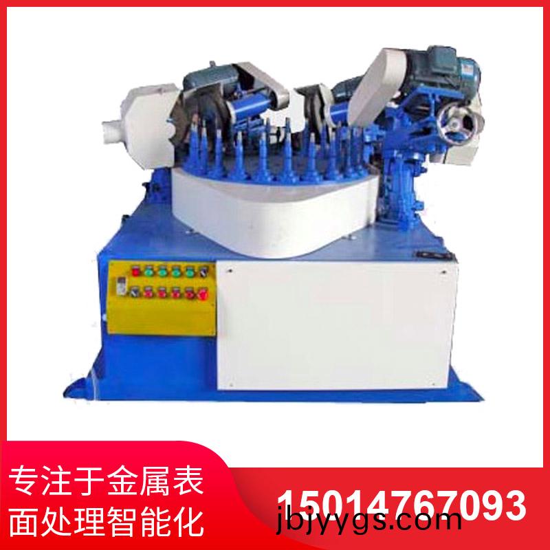 四磨(mo)頭(tou)間(jian)歇式(shi)圓(yuan)盤抛(pao)光機
